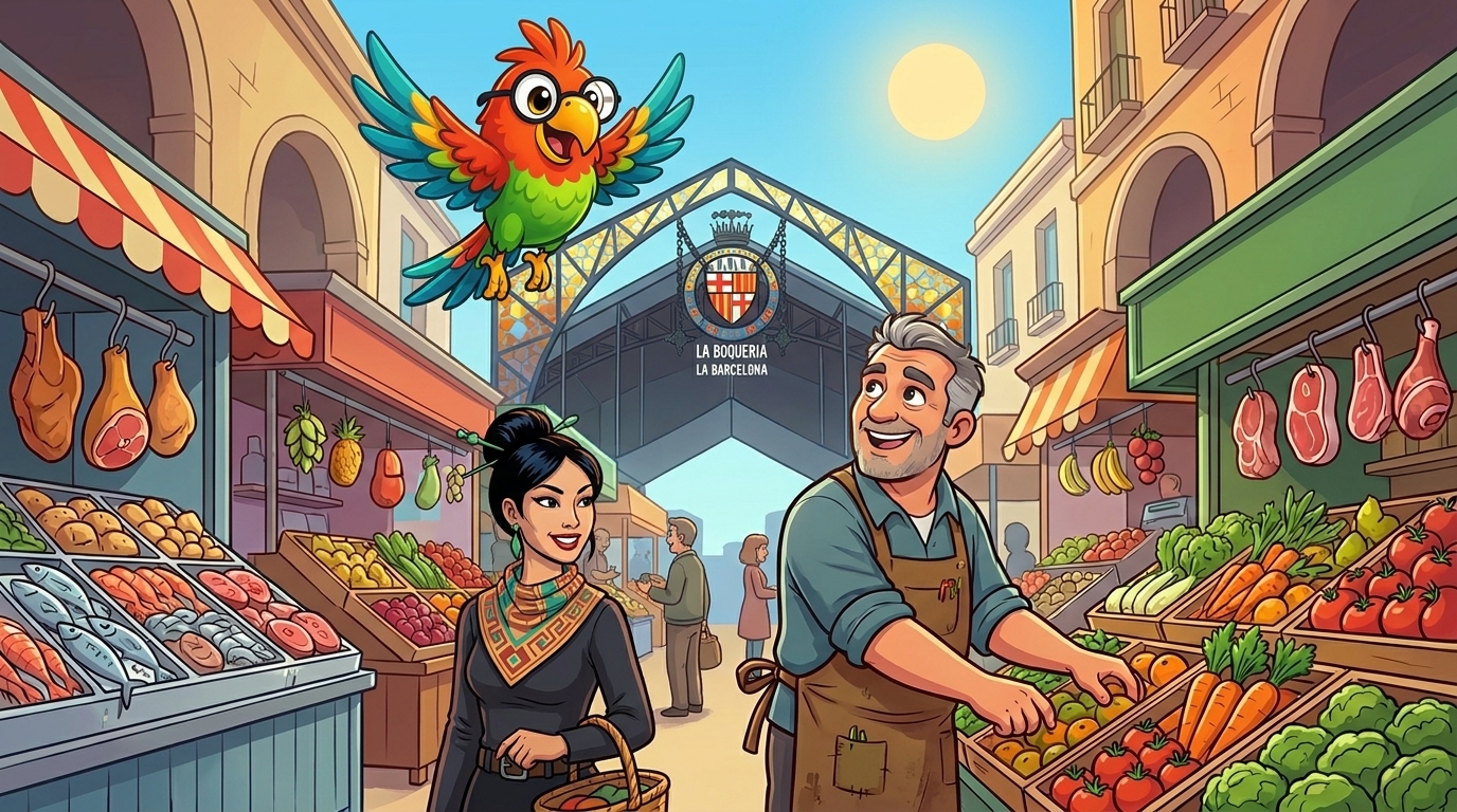 Polly en el Mercado