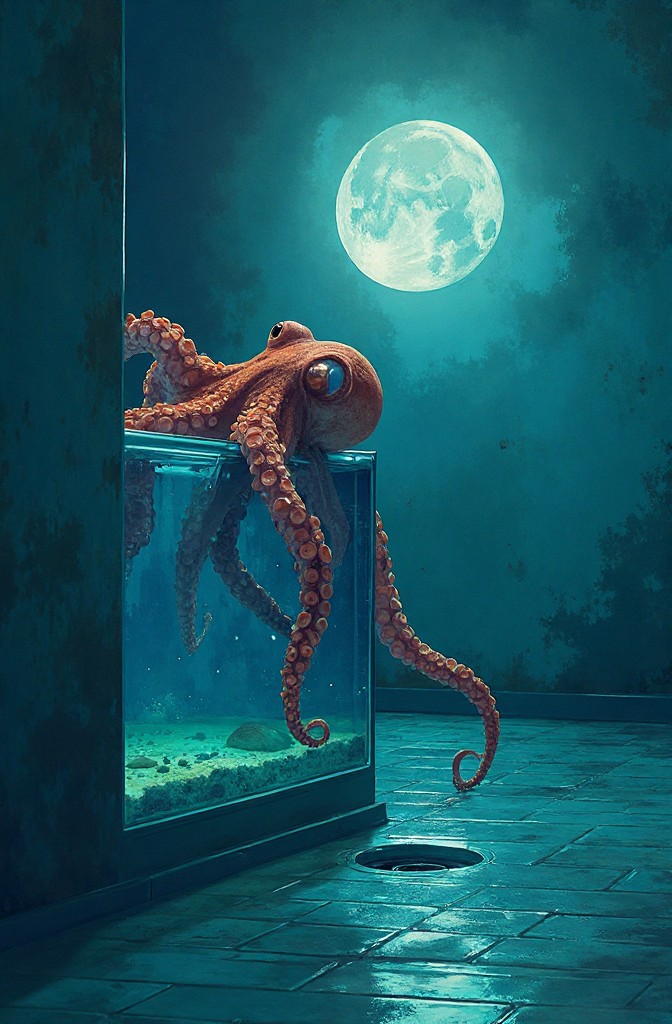 De octopus die het slot kraakte