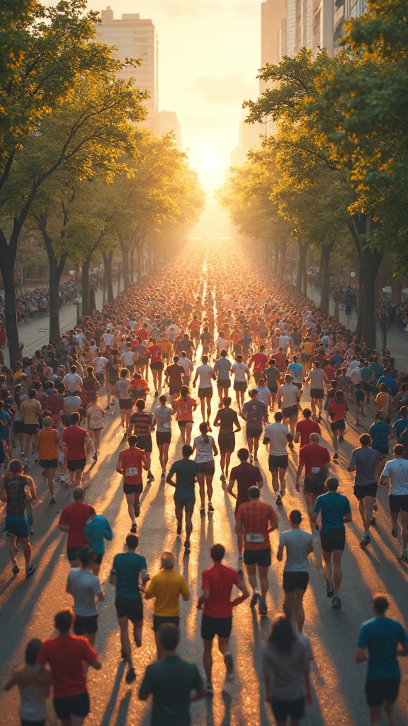 De lange wedstrijd die marathon heet