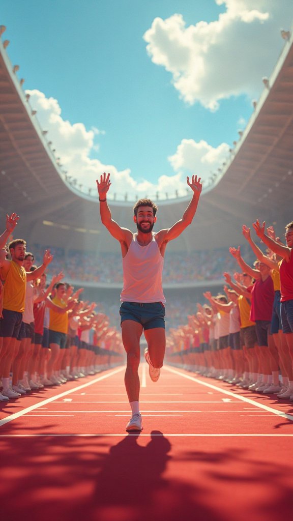 Mensen vonden die afstand erg mooi. In negentienhonderdeenentwintig werd het de officiële lengte voor alle marathons....