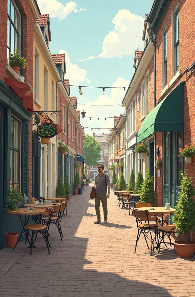 Eén café, twee landen