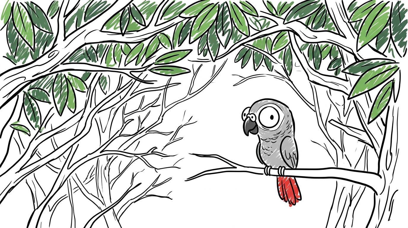 Ze wachtte zonder geluid en hoopte er nog meer te zien, maar het bos sloot zich weer rond de vogels. Het voelde als e...