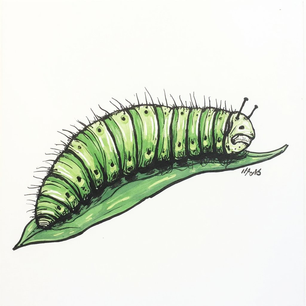larva