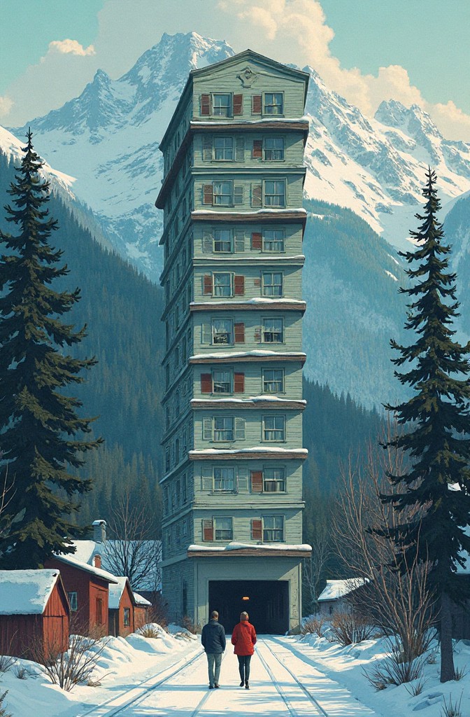 Die Stadt, die in einem einzigen Haus lebt