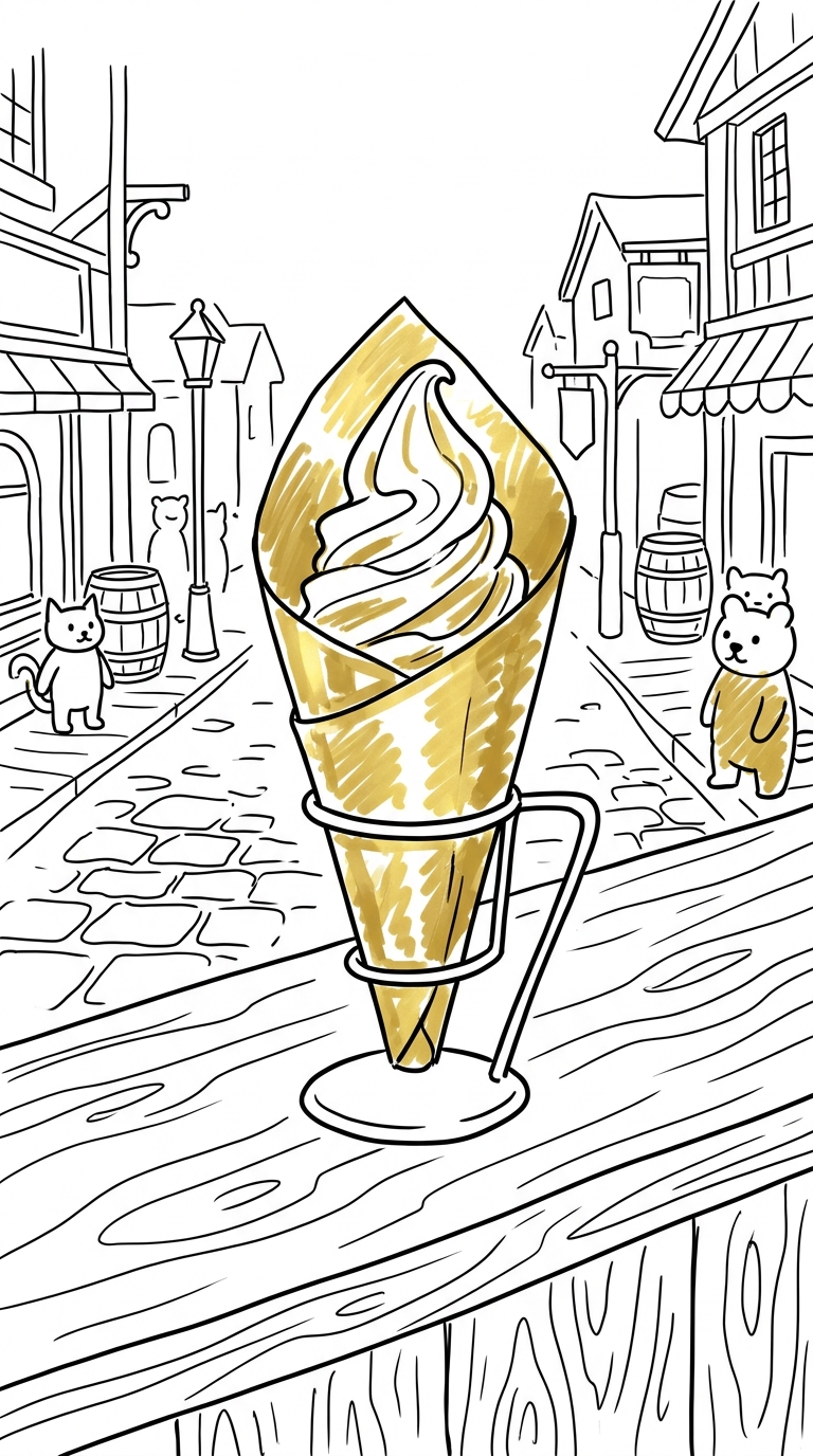 Die Stadt, die Gold aufs Eis legt