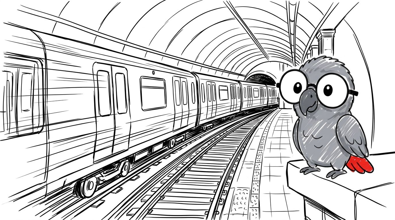 El problema era la propia curva. El andén se dobla en un ángulo cerrado para que el tren pueda dar la vuelta y regres...