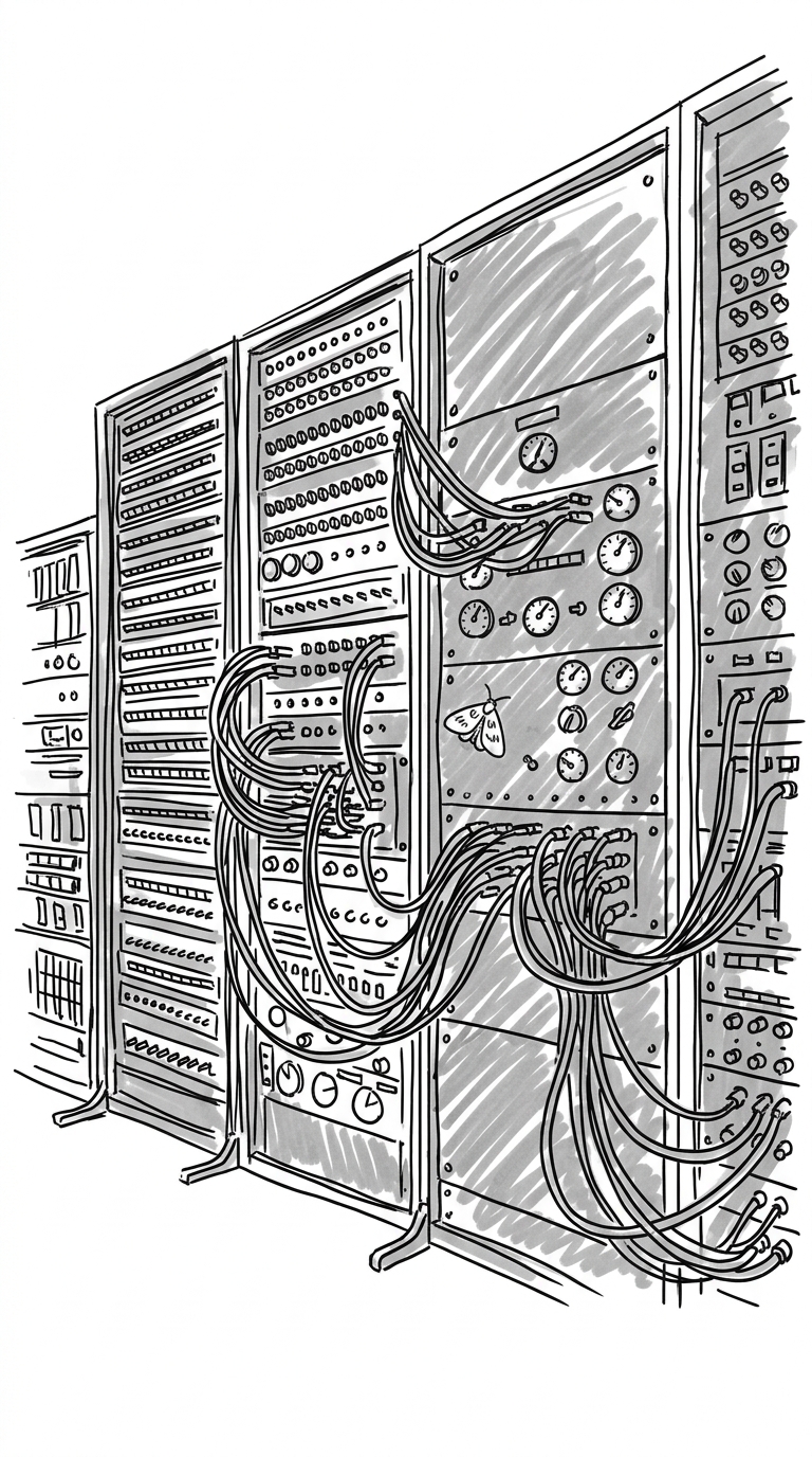 Illustration for Il giorno in cui un vero insetto ruppe un computer