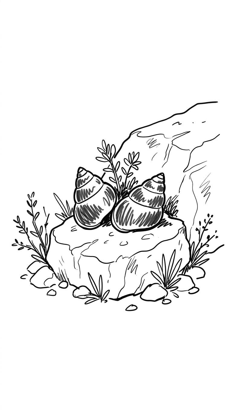 Illustration for Deux espèces que personne n'avait nommées, trouvées sur une falaise