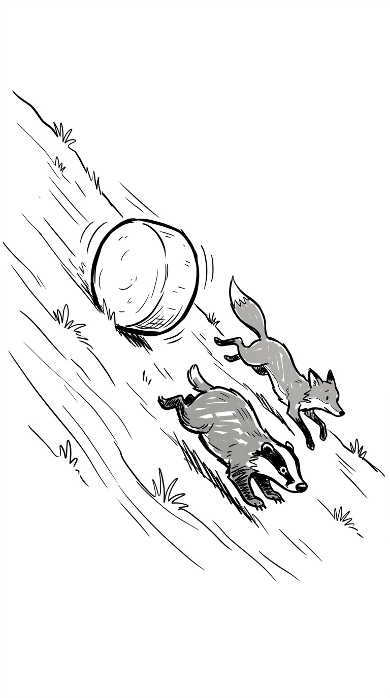 Illustration for Das Rennen, das der Käse immer gewinnt