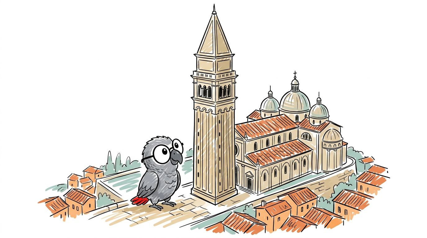 Illustration for البرج بين بحرين