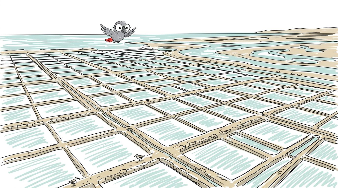 Illustration for Champs d'eau blanche