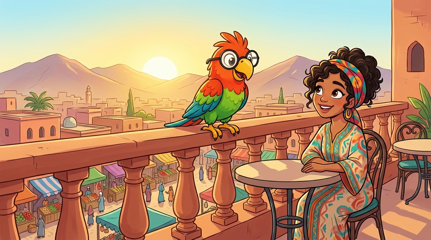 Polly in Marrakesch